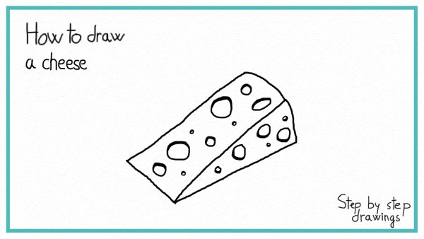 Сыр раскраска для детей