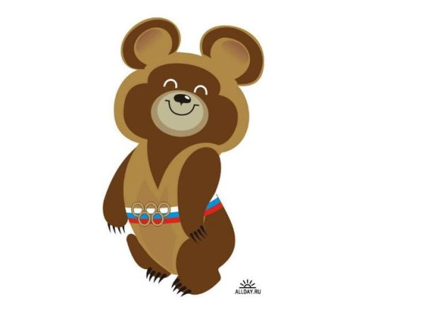 Олимпийский мишка футболист