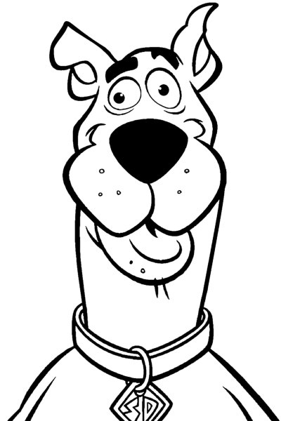 Лёгкие рисунки Скуби Ду