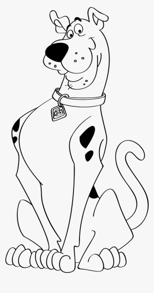 Скуби Ду срисовать