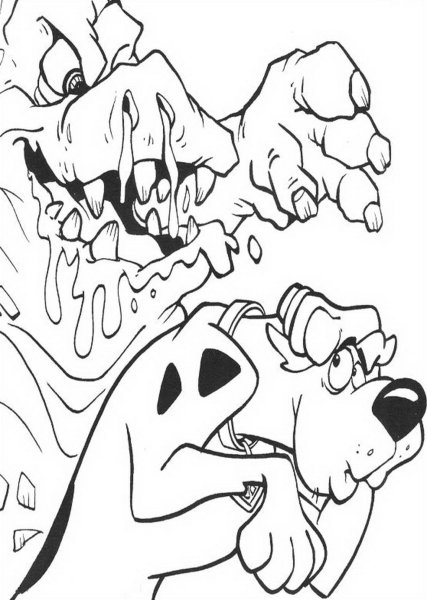 Раскраска Скуби Ду Корпорация тайна