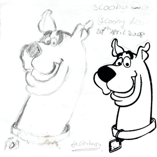 Мультик Скуби Ду раскраска
