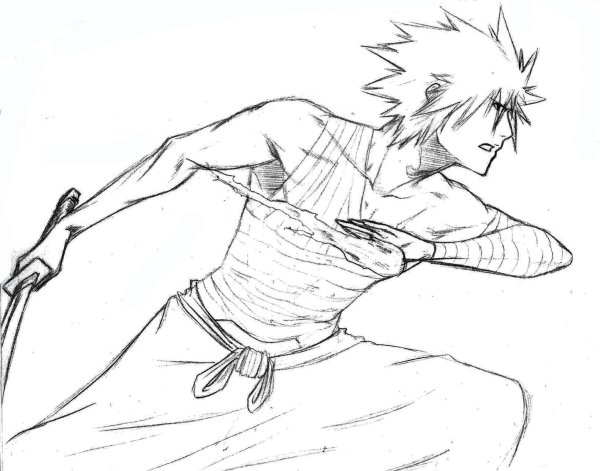 Позы для рисования Наруто