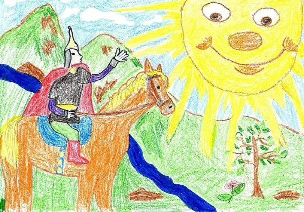 Королевич Елисей рисунок