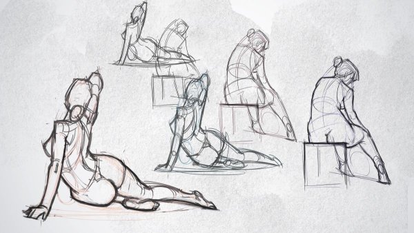 Позы для набросков с натуры