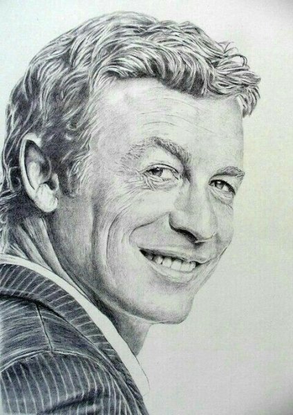 Менталист рисунок карандашом