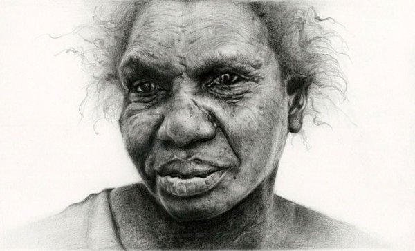 Набросок лежащего человека