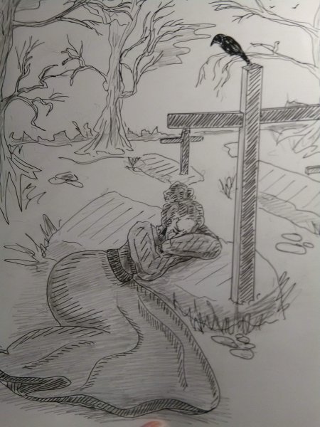 Иллюстрация к рассказу Станционный смотритель