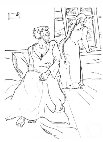 Чехов ведьма иллюстрации