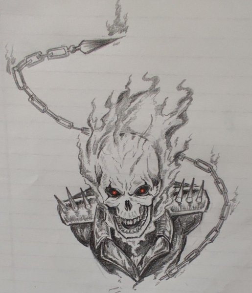 Раскраска лего Призрачный гонщик