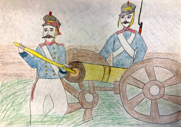 Бородинское сражение 1812 рисунок