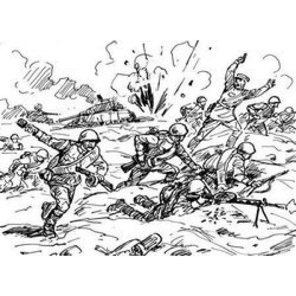Рисунки про войну легкие