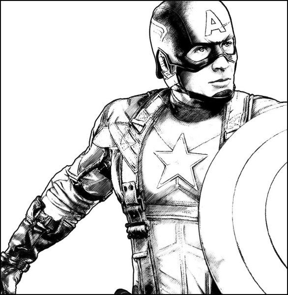 Крис Эванс портрет