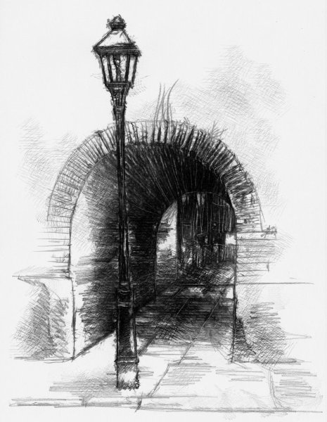 Фонарь рисунок