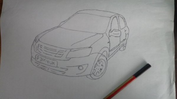 Гранта карандашом