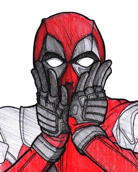 Рисунки Дэдпула