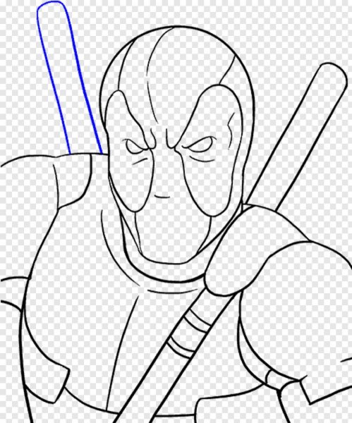 Дэдпул карандашом