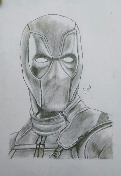 Нарисовать Дэдпула