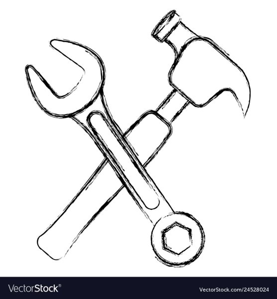 Изображение ключ и молоток