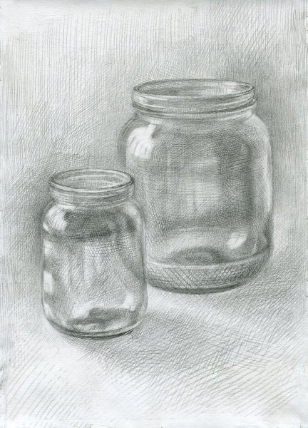 Рисование стеклянных предметов