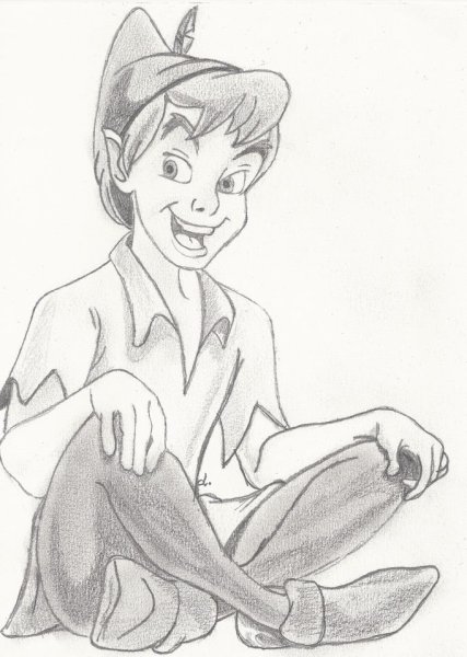 Питер Пэн Барри раскраска