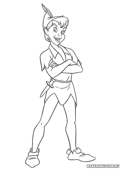 Барри Питер Пэн рисунок