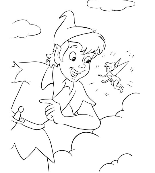 Рисунок на тему Питер Пэн