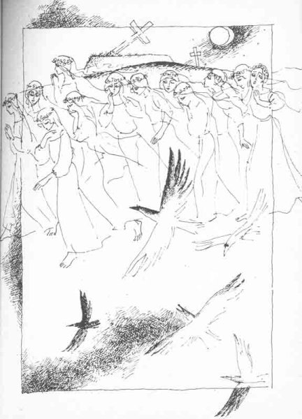 Жуковский двенадцать спящих дев иллюстрации