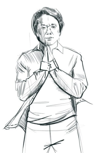 Джеки Чан портрет