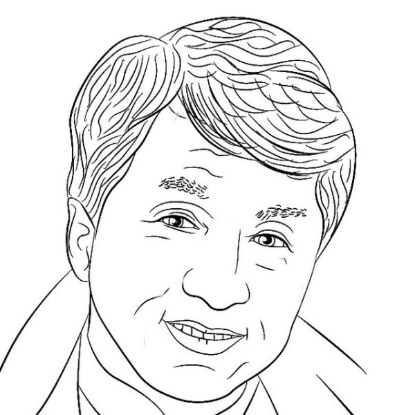 Джеки Чан портрет