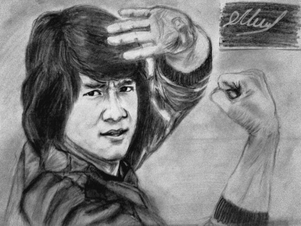 Джеки Чан портрет