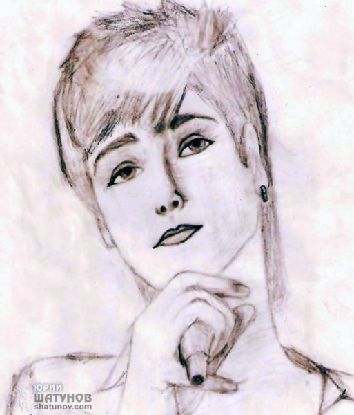Портрет Юрия Шатунова
