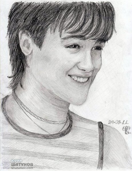 Портрет Юры Шатунова