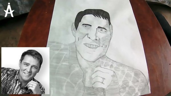 Портрет Юрия Шатунова