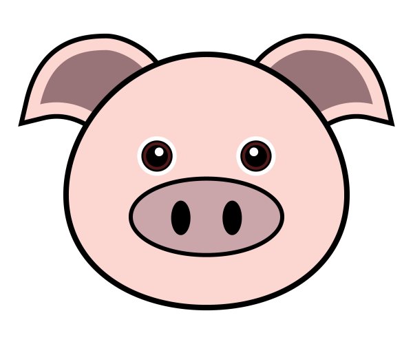 Мордочка свинки