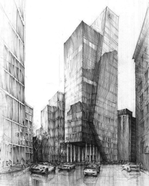 Современная архитектура карандашом