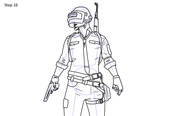 Рисунки ПАБГА для срисовки