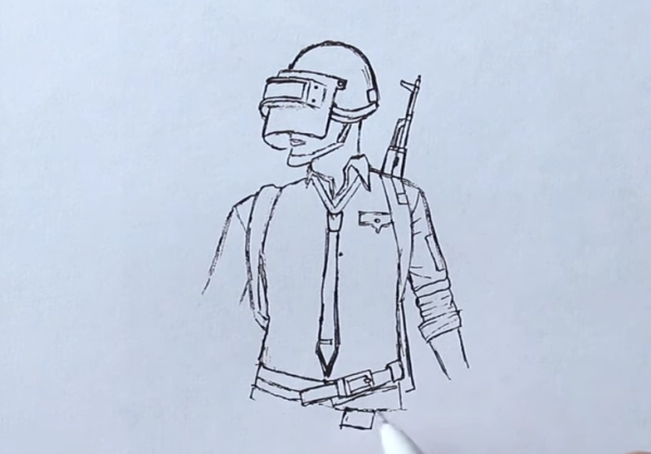 Рисунки для срисовки ПУБГ