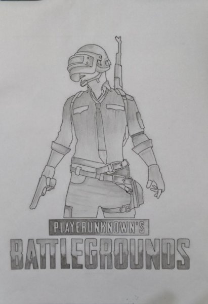 Рисунки ПАБГА карандашом