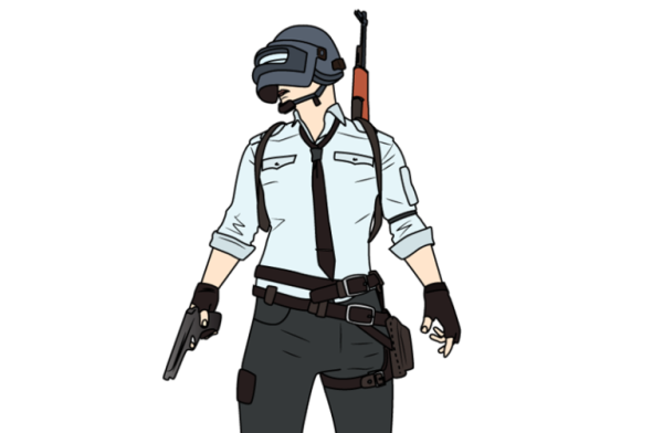 PUBG рисунки для срисовки