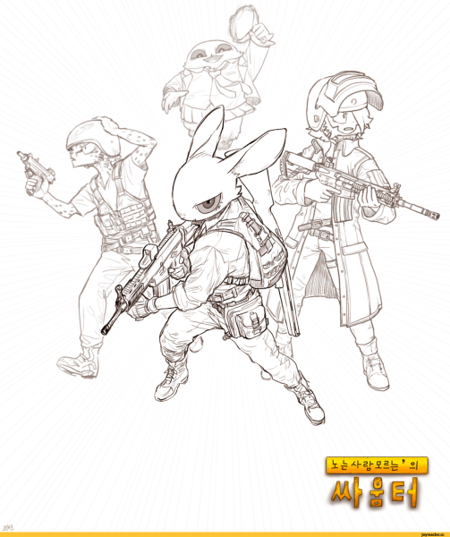 ПУБГ карандашом