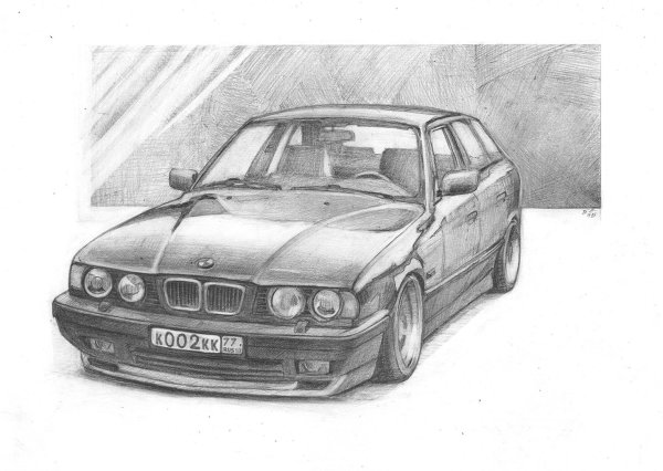 БМВ е34 скетч