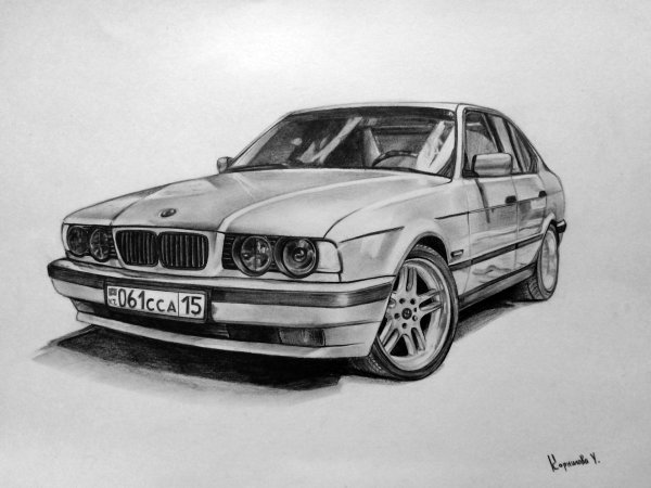 BMW e34 Art