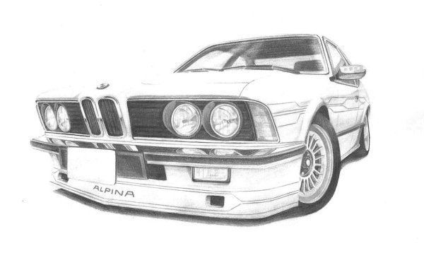 BMW e24 Art cars