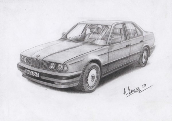BMW e34 draw