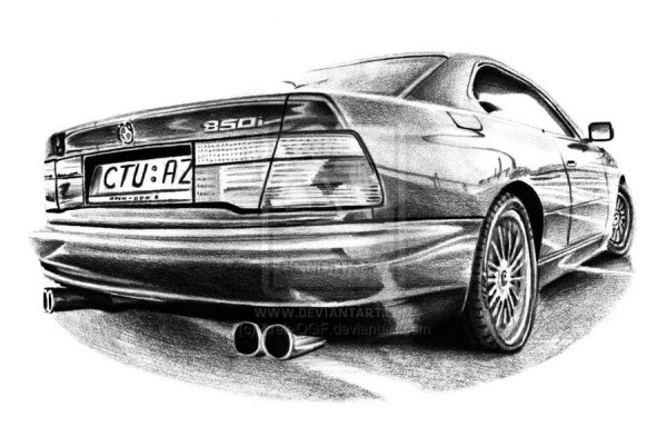 Эскиз БМВ е34