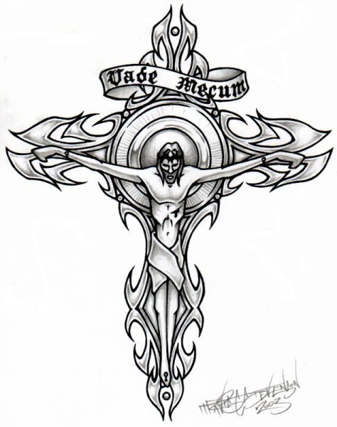 Крест раскраска