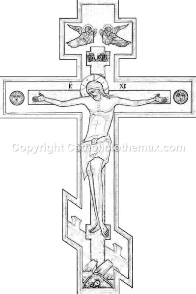 Крест для рисования