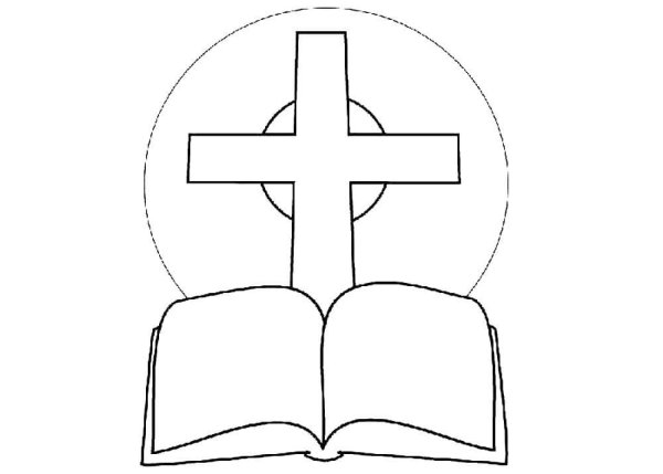 Крест рисунок
