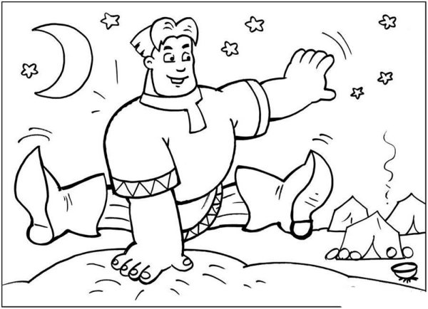 Нарисовать Алешу Поповича